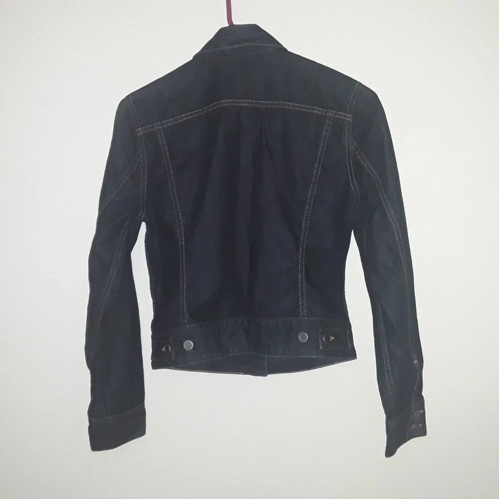 Ladies Lucky Brand, Small 2 side pockets,2 front pockets, button up short jacket - Picture 3 of 4